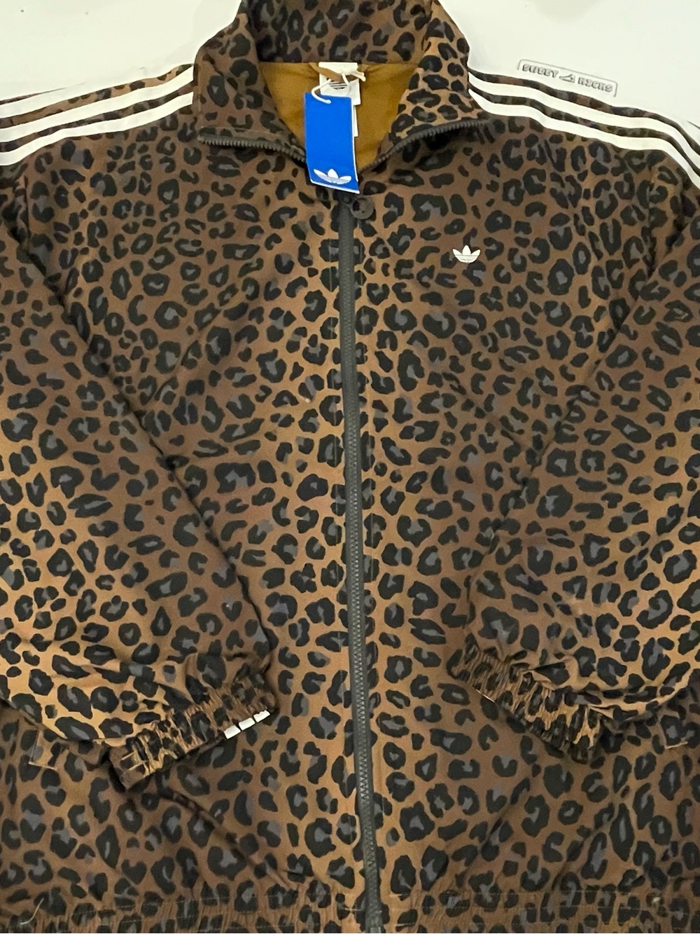 Women’s Adidas Leopard Firebird Oversized Track Jacket